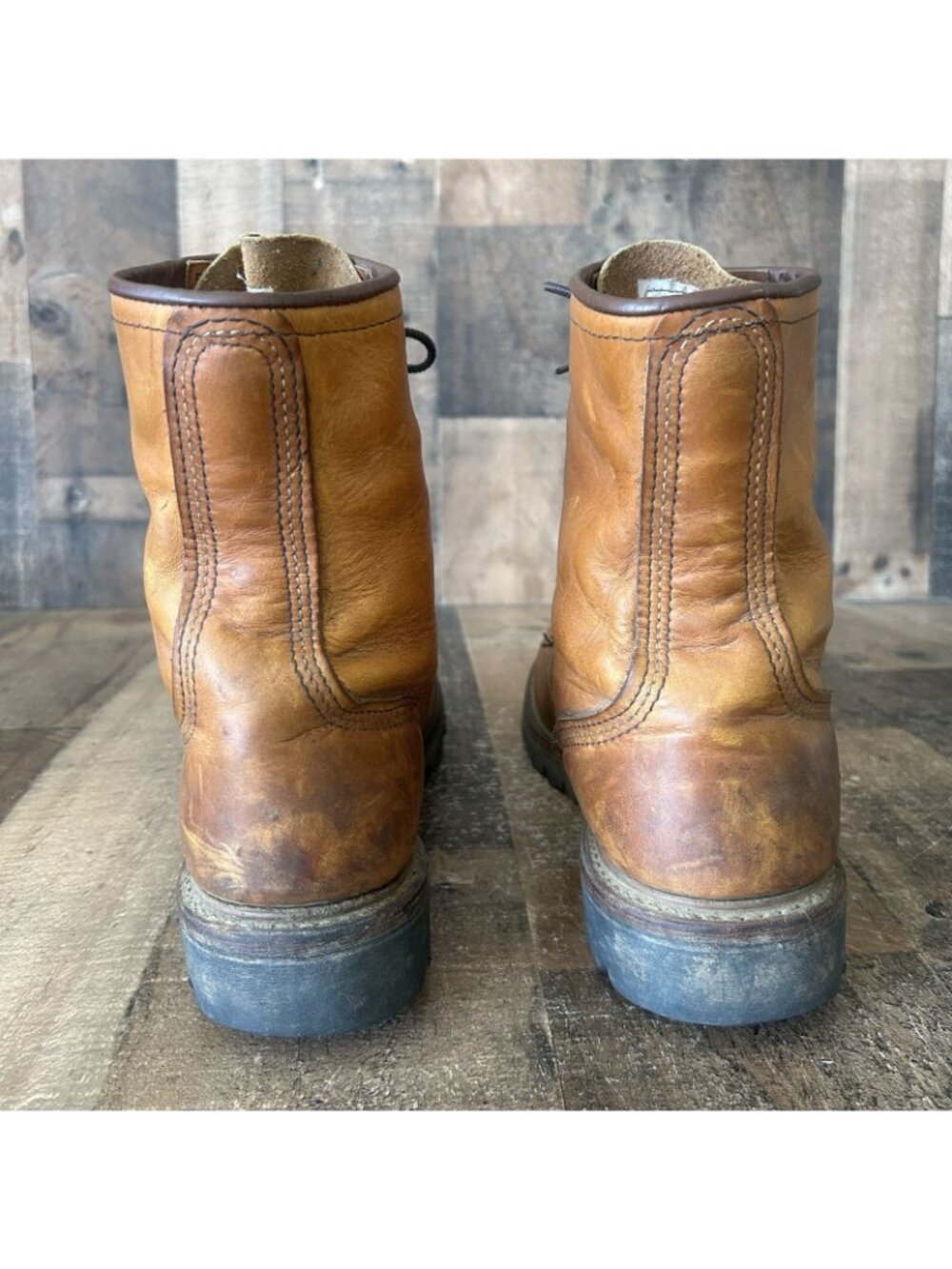 Red Wing 899 Soft Toe Lace Up Work Boots Mens 10 D - Picture 8 of 12